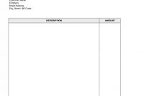 Free Simple Invoice Template Excel With Uk Plus Invoices Templates throughout Sample Invoice Template Word