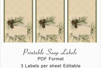 Free Soap Label Templates Awesome Printable Soap Labels  Best Of inside Free Printable Soap Label Templates
