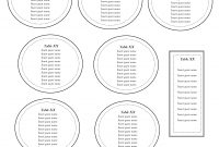 Free Table Seating Chart Template  Seating Charts In   Table with Wedding Seating Chart Template Word
