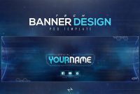 Free Tech Twitter Header Psd Template Free To Use  Lastzak for Twitter Banner Template Psd