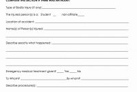 Free Templates Employee Incident Report Form Template Ideas for Employee Incident Report Templates