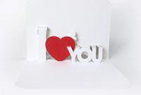 Free Templates with regard to I Love You Pop Up Card Template