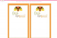 Free Thanksgiving Printable Menu Card Thanksgiving Printable in Thanksgiving Place Cards Template