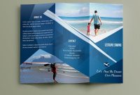 Free Travelling Trifold Brochure Template On Behance  Brochure with Travel And Tourism Brochure Templates Free