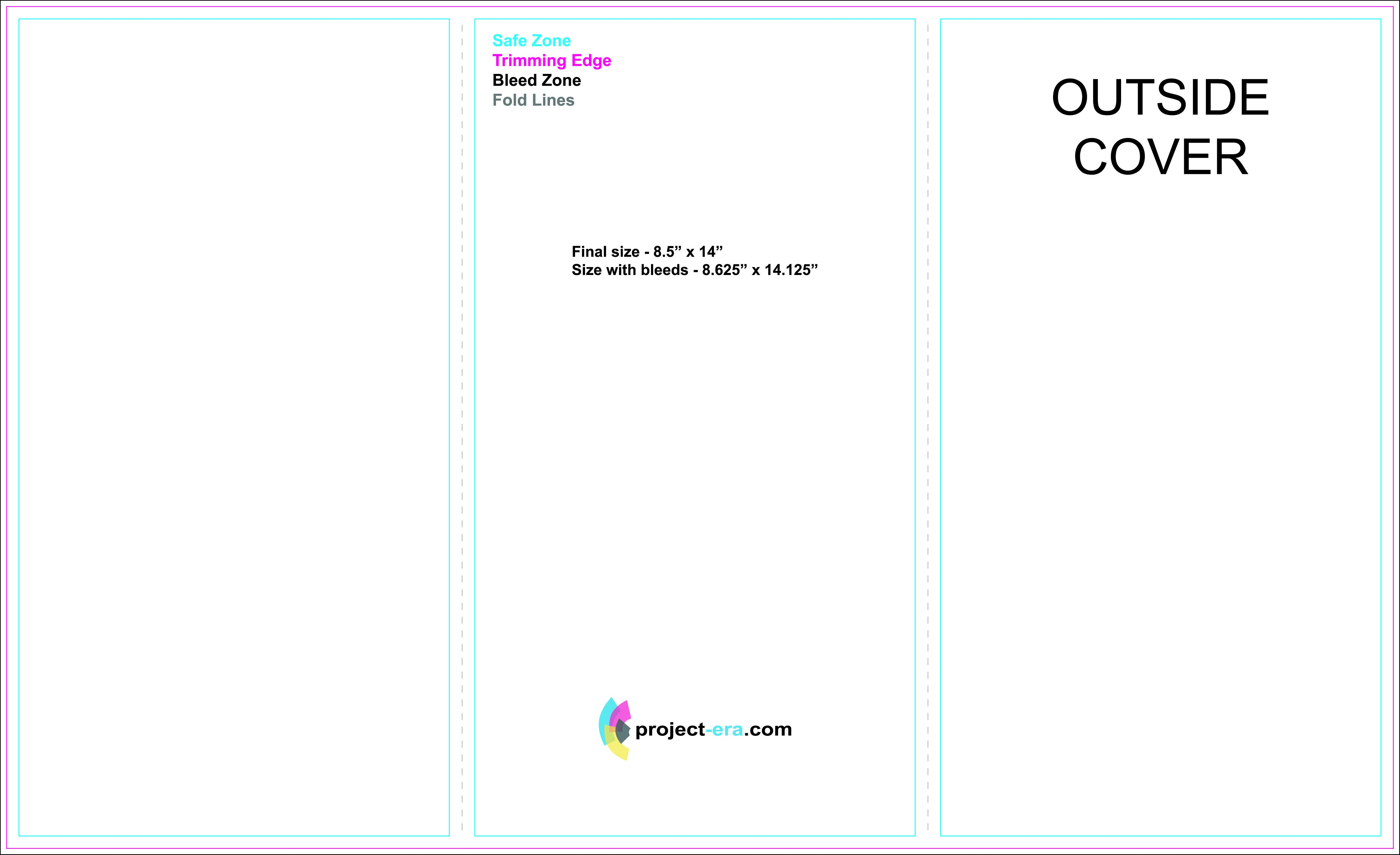 Free Trifold Brochure Templates Based On &quot; X &quot; Paper Size within Tri Fold Brochure Template Illustrator