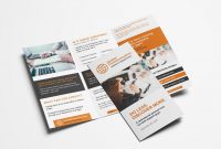 Free Trifold Brochure Templates In Psd  Vector  Brandpacks with regard to One Sided Brochure Template