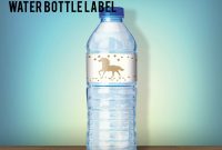 Free Unicorn Water Bottle Label   Free Printable Birthday regarding Birthday Water Bottle Labels Template Free