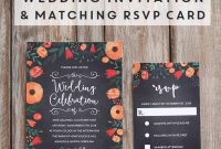 Free Whimsical Wedding Invitation Template  Mountain Modern Life throughout Free Printable Wedding Rsvp Card Templates