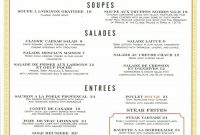 French Bistro Menu Template  Google Search  Menu  French Cafe in French Cafe Menu Template