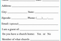Fresh Church Visitor Card Template  Free Modern Powerpoint regarding Church Visitor Card Template Word