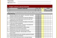 Fresh Lessons Learned Report Template Prince Princelessons pertaining to Prince2 Lessons Learned Report Template