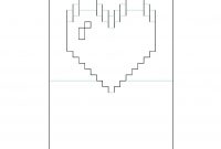 Fresh Pop Up Karte Vorlage Zum Ausdrucken  Biokotor pertaining to Pixel Heart Pop Up Card Template