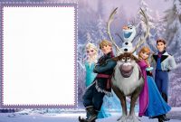 Frozen Free Printable Cards Or Party Invitations  Oh My Fiesta with regard to Frozen Birthday Card Template