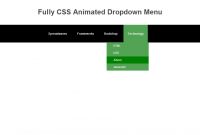 Fully Css Animated Dropdown Menu  Spreadwaves  Spreadwaves within Drop Down Menu Template Html