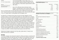 Fund Analyst Report Sample in Stock Analyst Report Template