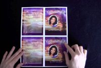 Funeral Memorial Cards  Youtube throughout Remembrance Cards Template Free