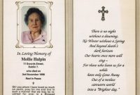 Funeral Prayer Card Template For Word within Prayer Card Template For Word