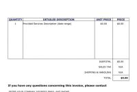Gardening Invoice Template Forms Example Sample And  Letsgonepal for Gardening Invoice Template
