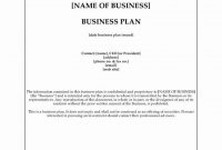 General Contractor Business Plan Template Templates Stupendous A with General Contractor Business Plan Template