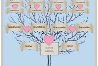 Generation Family Tree Generator  All Templates Are Free To Customize throughout Blank Family Tree Template 3 Generations