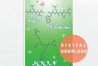Get Well Soon Card Chemistry Card Get Well Card Science  Etsy with regard to Get Well Card Template