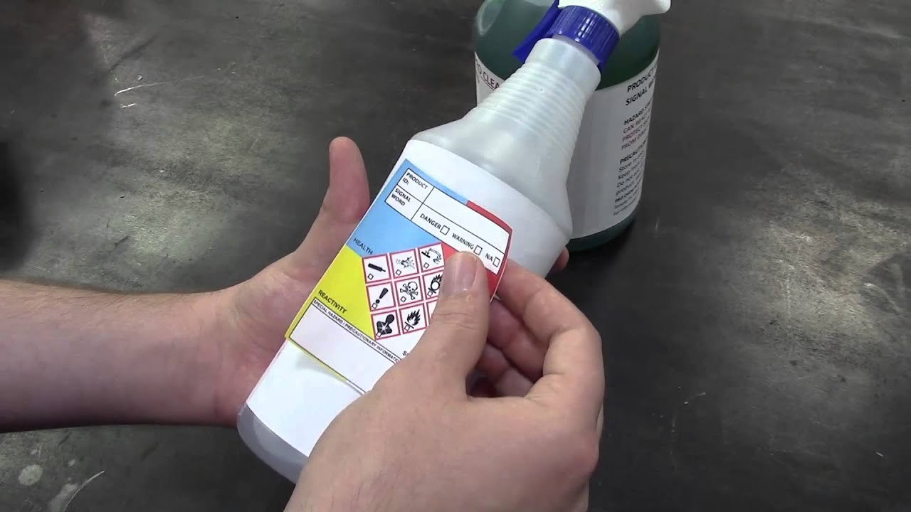 Ghs Secondary Chemical Labeling System Youtube Inside Secondary