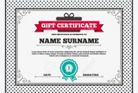 Gift Certificate First Place Award Sign Icon Prize For Winner with regard to First Place Award Certificate Template