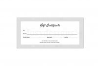 Gift Certificate Template Printable Editable Custom Gift  Etsy pertaining to Custom Gift Certificate Template