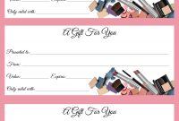 Gift Certificates Just In Time For Call Or Text To Order Jen Patrick inside Mary Kay Gift Certificate Template