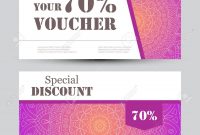Gift Voucher Template With Mandala Design Certificate For Sport pertaining to Yoga Gift Certificate Template Free