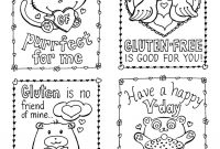 Glutenfree Valentine's Day Cards Plus A Mini Kidsize Giveaway within Valentine Card Template For Kids