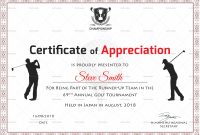 Golf Appreciation Certificate Design Template In Psd Word regarding Golf Certificate Templates For Word