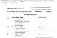 Golf Contract Forms  Pdf intended for Golf Tournament Sponsorship Agreement Template