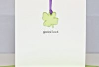 Good Luck' Greeting Cardthe Cornish Card Company with regard to Good Luck Card Templates