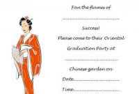 Graduation Invitation Templates Party Template Remarkable Ideas throughout Graduation Invitation Templates Microsoft Word