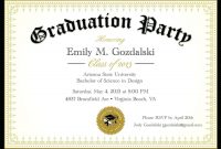 Graduation Party Invitation Templates Free Word As The Idea That regarding Graduation Party Invitation Templates Free Word