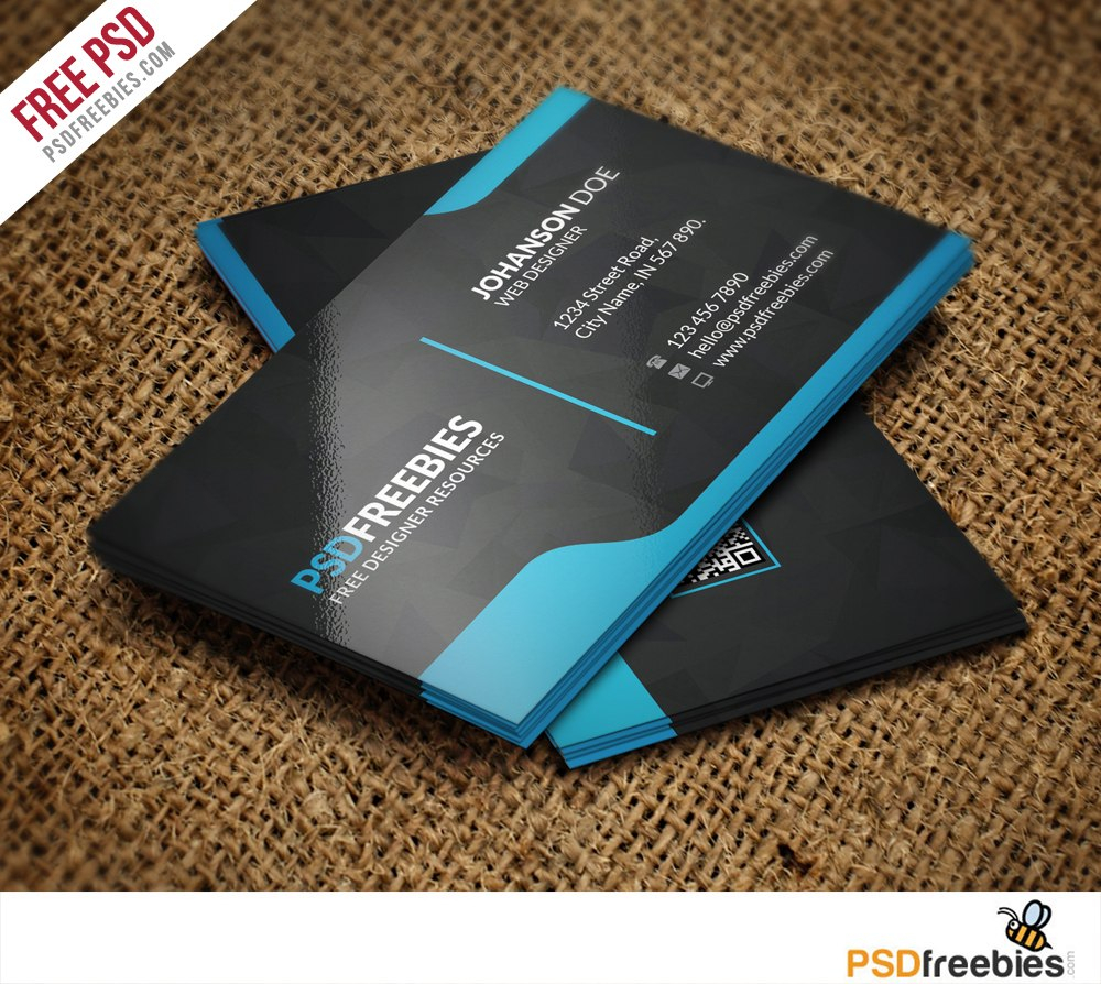 Graphic Designer Business Card Template Free Psd  Psdfreebies inside Visiting Card Template Psd Free Download
