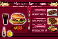 Great Templates For Any Type Of Restaurant  The Digital Menu Board for Digital Menu Board Templates