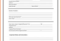 Guest Incident Report Template  Sansurabionetassociats for Itil Incident Report Form Template
