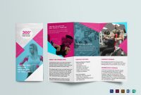 Gym Trifold Brochure Design Template In Psd Word Publisher with Single Page Brochure Templates Psd