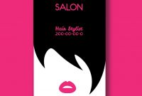 Hair Salon Business Card Templates With Black Hair with Hair Salon Business Card Template