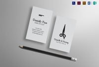 Hair Stylist Business Card Design Template In Psd Word Publisher throughout Hair Salon Business Card Template
