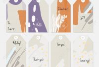 Hand Drawn Creative Tags Universal Shopping Sales Advertising intended for Universal Label Templates