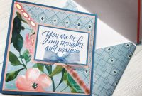 Handmade Card Using Spring Posies Paper Padrecollections At intended for Recollections Card Template