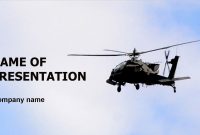 Helicopter In Sky Powerpoint Template And Theme This Beautiful And with Air Force Powerpoint Template
