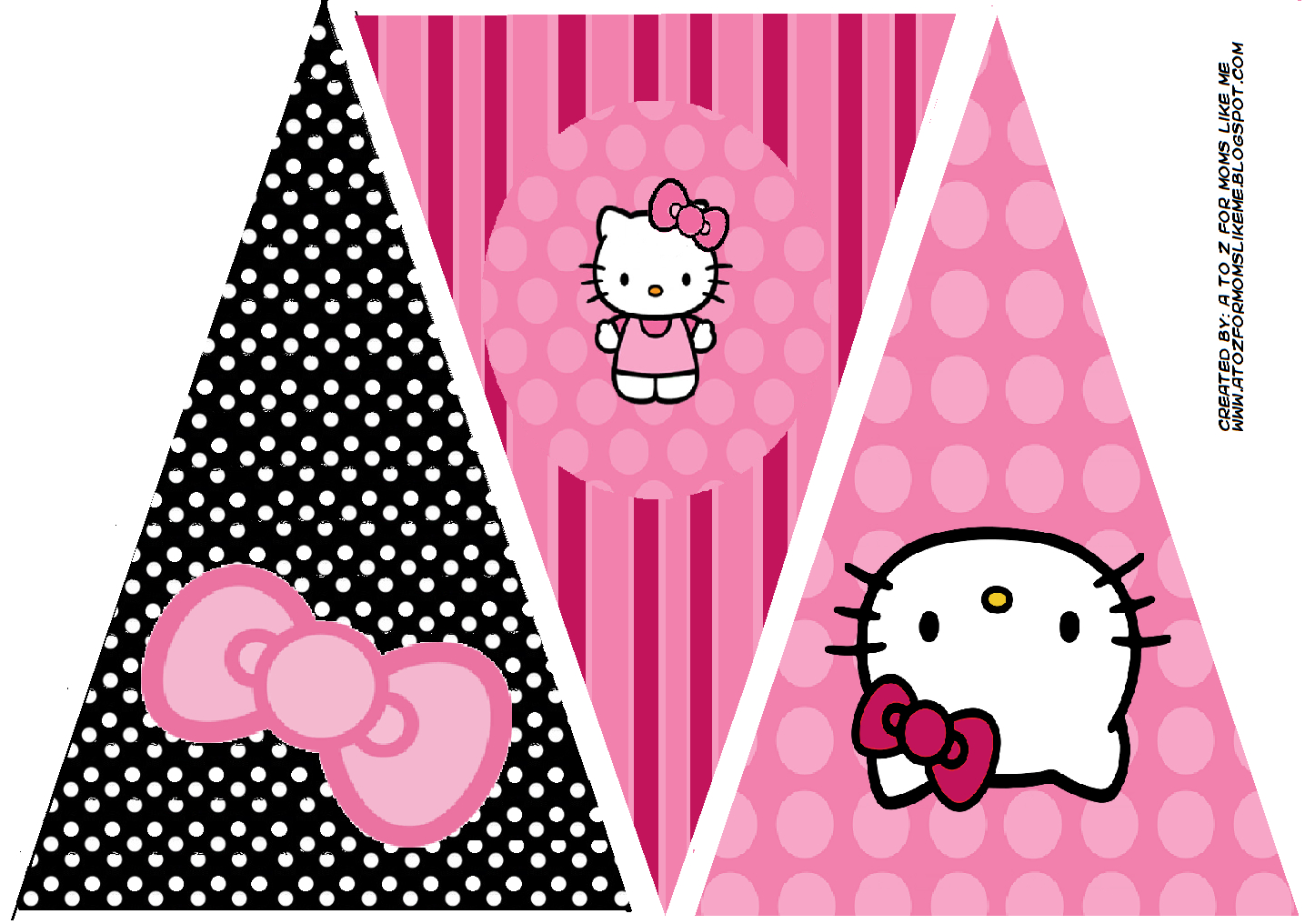 Hello Kitty Birthday Party Banner This Is One Of  Printable inside Hello Kitty Birthday Banner Template Free