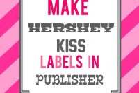 Hershey Kiss Pattern Hershey Kiss Label Template  Ghnbmxtl with regard to Free Hershey Kisses Labels Template