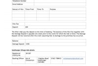 Hire Agreement Form  Goldhanger Village Hall in Venue Hire Agreement Template