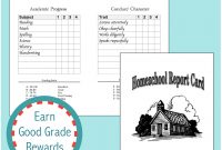 Home School Report Cards  Flanders Family Homelife in Character Report Card Template