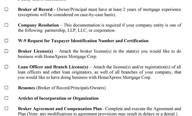 Homexpressbrokeragreementfinal  Homexpress Mortgage in Business Broker Agreement Template